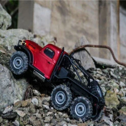 FMS 1/18 Atlas 6x6 RTR Crawler, Red 17 FMS 1/18 Atlas 6x6 RTR Crawler, Red -Airplanes Store FMMROC002T1 A05 DE4MECVR