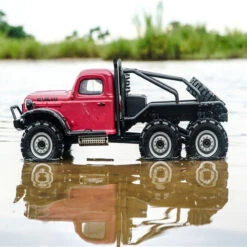 FMS 1/18 Atlas 6x6 RTR Crawler, Red 18 FMS 1/18 Atlas 6x6 RTR Crawler, Red -Airplanes Store FMMROC002T1 A06 DE4MECVR