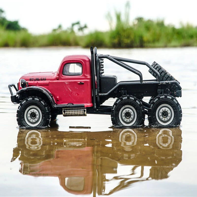 FMS 1/18 Atlas 6x6 RTR Crawler, Red 9 FMS 1/18 Atlas 6x6 RTR Crawler, Red - Image 7