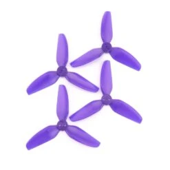 HQ Durable PC Prop T3X3X3: Purple (2CW+2CCW) - T-Mount