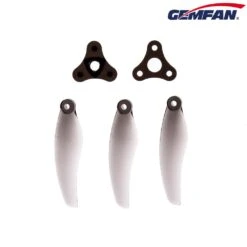 GEMFAN FLOPPY PROPPY 5" FOLDABLE PROP - Clear Black -Airplanes Store FloppyProppy5135ClearBlackPicture1 1200x1200