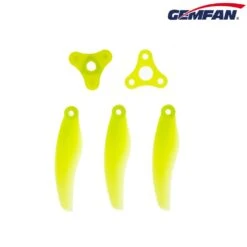GEMFAN FLOPPY PROPPY 5" FOLDABLE PROP - Yellow -Airplanes Store FloppyProppy5135YellowPicture1 1200x1200