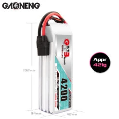 GNB 4S 4200MAH 90C LIPO BATTERY 7 GNB 4S 4200MAH 90C LIPO BATTERY -Airplanes Store H05eb73331fe2401ab8b07939959e4d1cq