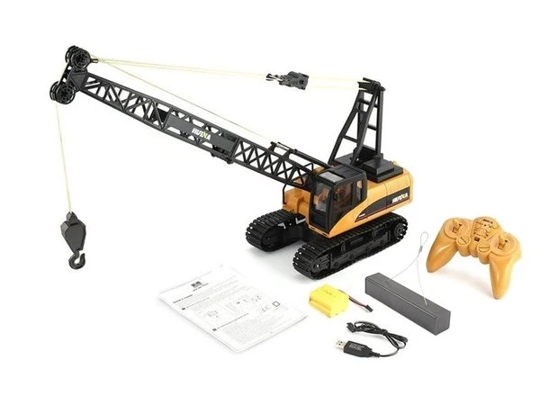 HUINA TOYS 1572 R/C 1/14 2.4GHZ RTR CRAWLER CRANE WITH GRAB HOOK 3 HUINA TOYS 1572 R/C 1/14 2.4GHZ RTR CRAWLER CRANE WITH GRAB HOOK