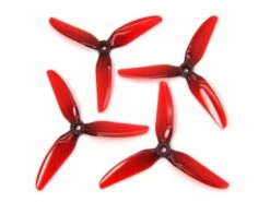 HQ Durable PC Prop 5X4.8X3V1S: Light Red (2CW+2CCW) - New Version