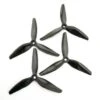 HQ Durable PC Prop 6X3X3V1S: Black (2CW+2CCW) -Airplanes Store HQ V1S 5.1X5.1X3 Prop Black 1 512x512
