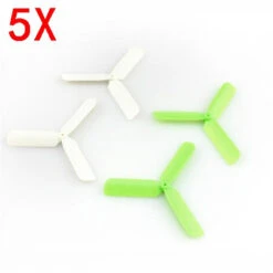 Eachine 3-Blade Propeller Prop 5 Sets For 7mm 8.5x20mm Coreless Motor - Green/White