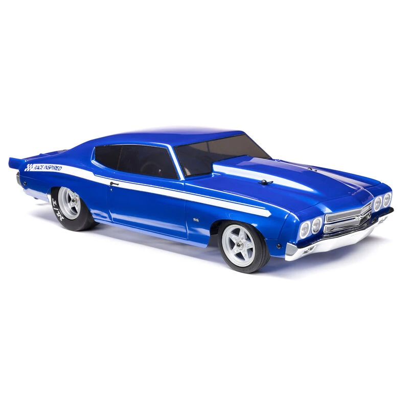 Losi 1/16 1970 Chevelle 2WD Mini No Prep Drag Car RTR, Blue 4 Losi 1/16 1970 Chevelle 2WD Mini No Prep Drag Car RTR, Blue - Image 2