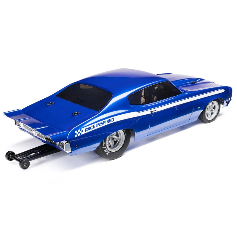 Losi 1/16 1970 Chevelle 2WD Mini No Prep Drag Car RTR, Blue 11 Losi 1/16 1970 Chevelle 2WD Mini No Prep Drag Car RTR, Blue - Image 9
