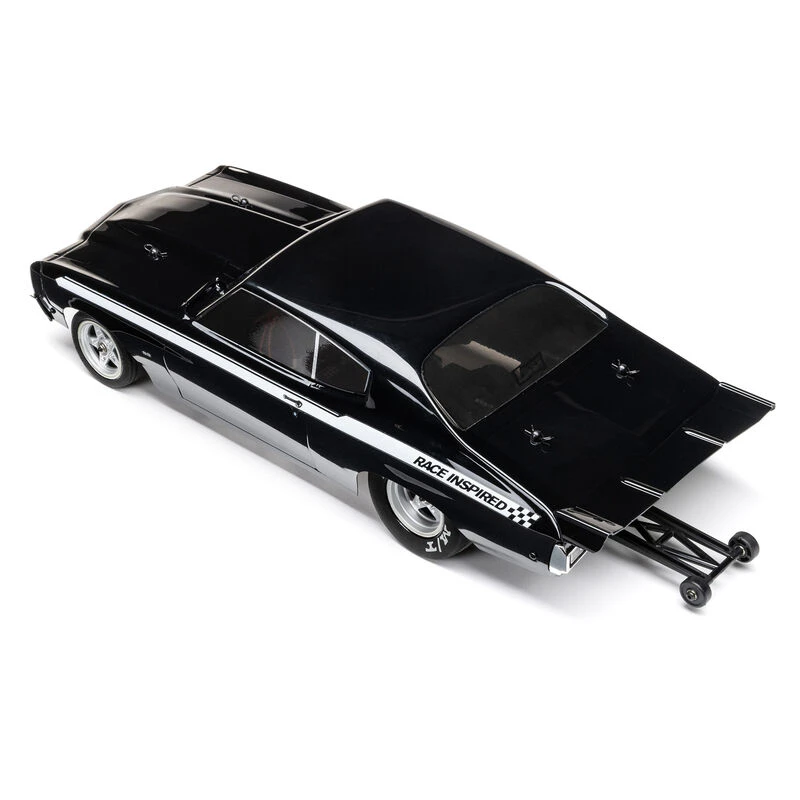 Losi 1/16 1970 Chevelle 2WD Mini No Prep Drag Car RTR, Black 9 Losi 1/16 1970 Chevelle 2WD Mini No Prep Drag Car RTR, Black - Image 7