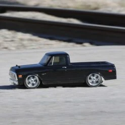 Losi 1/10 1972 Chevy C10 Pickup Truck V100 AWD RTR, Black $50 OFF - FATHER'S DAY SALE! VALID: JUN2-JUN18 -Airplanes Store LOS03034T2 A3 PBDPE6L1