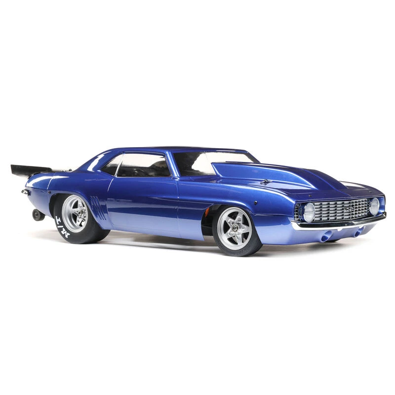 Losi 1/10 '69 Camaro 22S No Prep Drag Car, Brushless 2WD RTR, Blue 4 Losi 1/10 '69 Camaro 22S No Prep Drag Car, Brushless 2WD RTR, Blue - Image 2