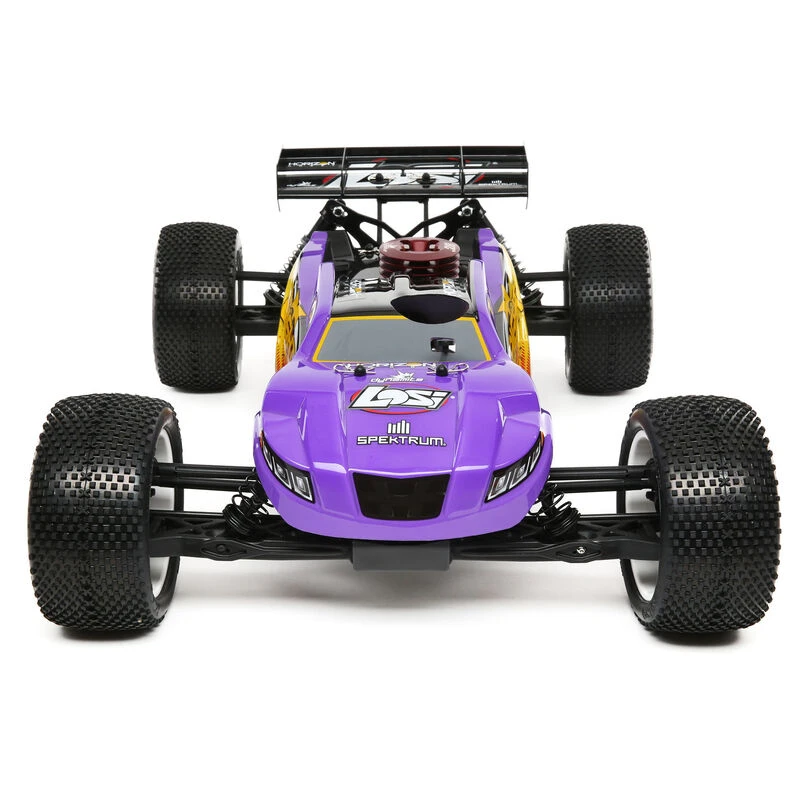 Losi 1/8 8IGHT-T 4WD Truggy Nitro RTR, Purple/Yellow 6 Losi 1/8 8IGHT-T 4WD Truggy Nitro RTR, Purple/Yellow - Image 4