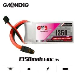 GNB 3S 11.1V 1350mAh 130C XT60 LiPo Battery