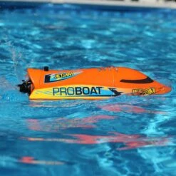 Pro Boat Jet Jam V2 12" Self-Righting Pool Racer Brushed RTR, Orange -Airplanes Store PRB08031V2T1 A1 THKMQ2J9