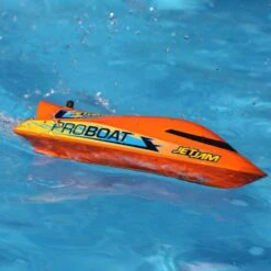 Pro Boat Jet Jam V2 12" Self-Righting Pool Racer Brushed RTR, Orange -Airplanes Store PRB08031V2T1 A2 THKMQ2J9