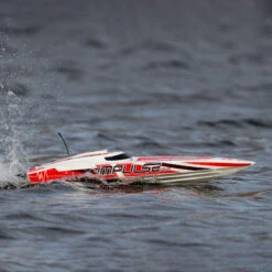 Pro Boat Impulse 32" Brushless Deep-V RTR With Smart, White/Red -Airplanes Store PRB08037T2 A16 6749P9P4