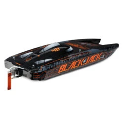 Proboat Blackjack 42" 8S Brushless Catamaran RTR: Black/Orange -Airplanes Store PRB08043T1 A14 NZHMH11L