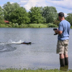 Proboat Blackjack 42" 8S Brushless Catamaran RTR: Black/Orange -Airplanes Store PRB08043T1 A3 NZHMH11L