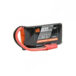 Spektrum 800mAh 1S 3.7V 30C LiPo Battery, JST