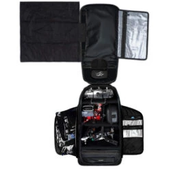 TORVOL QUAD PITSTOP BACKPACK PRO – STEALTH EDITION -Airplanes Store T015 front open 2
