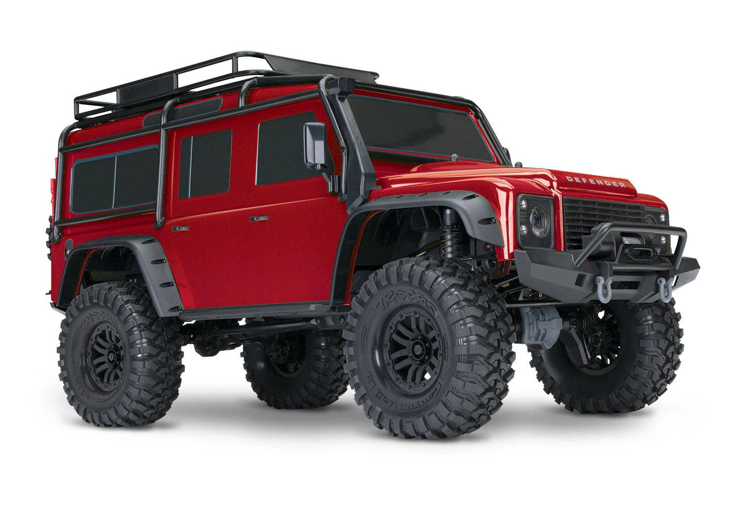 Traxxas TRX4 Land Rover Defender 1/10 Crawler RTR - Red 3 Traxxas TRX4 Land Rover Defender 1/10 Crawler RTR - Red