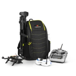 TORVOL QUAD PITSTOP BACKPACK -Airplanes Store Torvol Quad Pitstop Backpack tripod attached