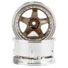 DS Racing Drift Element 5 Spoke Drift Wheels (Bronze & Chrome) (2) (Adjustable Offset) W/12mm Hex 1 DS Racing Drift Element 5 Spoke Drift Wheels (Bronze & Chrome) (2) (Adjustable Offset) W/12mm Hex -Airplanes Store dsc de 021
