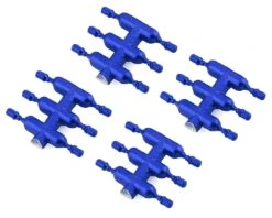 DS Racing Drift Element Scale Lug Nuts (Blue) (24) (Short)