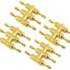 DS Racing Drift Element Scale Lug Nuts (Gold Chrome) (24) (Short) -Airplanes Store dsc den 1gc