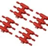 DS Racing Drift Element Scale Lug Nuts (Red) (24) (Short) 2 DS Racing Drift Element Scale Lug Nuts (Red) (24) (Short) -Airplanes Store dsc den 1ra