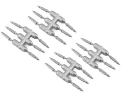 DS Racing Drift Element Scale Bullet Lug Nuts (Silver) (24)