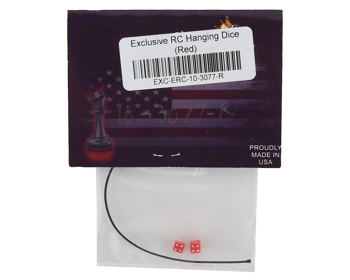 Exclusive RC Hanging Dice (Red) 5 Exclusive RC Hanging Dice (Red) - Image 3
