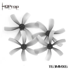 HQ Durable PC Prop T63MMX6 Light Grey (2CW+2CCW)
