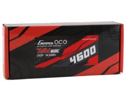 Gens Ace 2S LiPo Battery 60C (7.4V/4600mAh) W/4mm Bullets -Airplanes Store gea46002s60x6 2