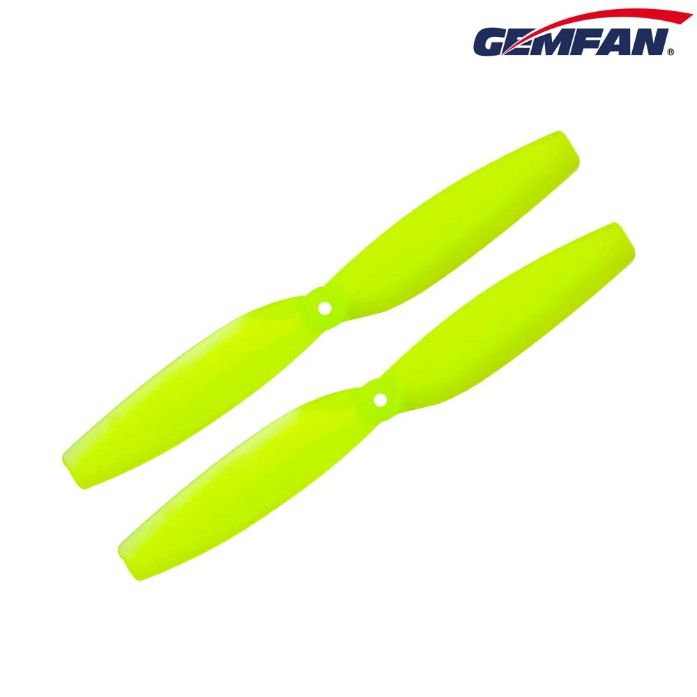 Gemfan 65mm 2-Blade (1.5mm Shaft / Set Of 8) For Toothpick - Lemon Yellow 3 Gemfan 65mm 2-Blade (1.5mm Shaft / Set Of 8) For Toothpick - Lemon Yellow