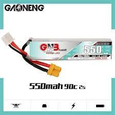 GNB 2S 7.4V 550mAh 90C XT30 LiPo Battery Long Type 3 GNB 2S 7.4V 550mAh 90C XT30 LiPo Battery Long Type