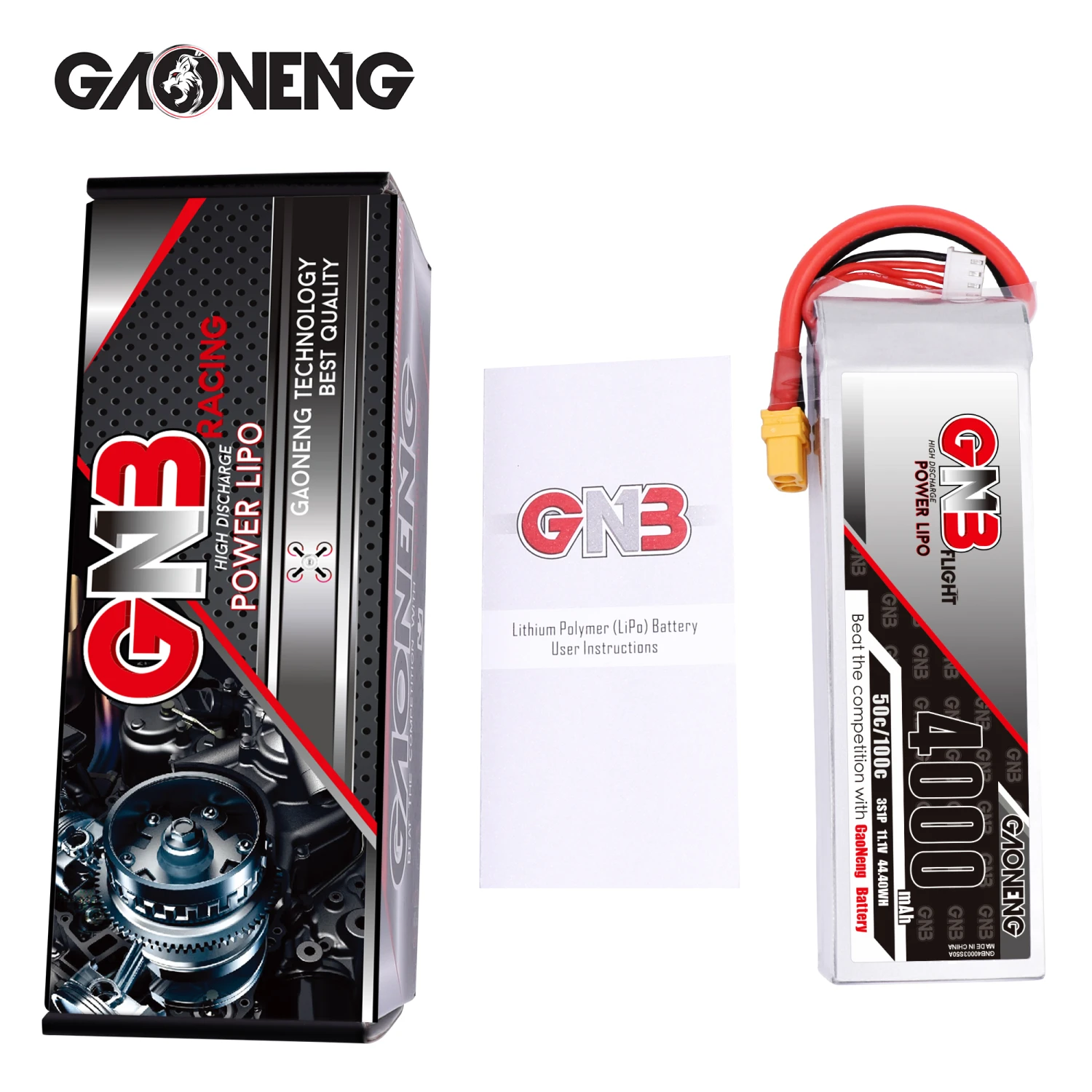 GNB 3S 4000MAH 50C LIPO BATTERY 5 GNB 3S 4000MAH 50C LIPO BATTERY - Image 3