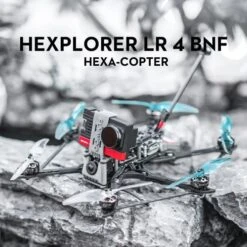 Flywoo HEXplorer LR 4" HD Hexa-copter W/ Nebula Pro Vista Digital HD System - BNF TBS Crossfire -Airplanes Store hexplorerhd6