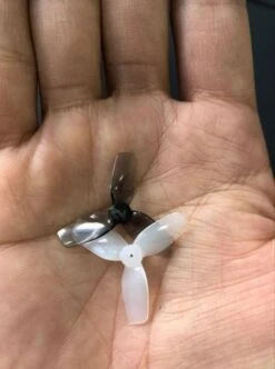 HQ MICRO WHOOP Prop 31MMX3 1MM Shaft (2CW+2CCW) - White