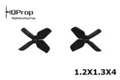 HQ Micro Whoop 1.2x1.3x4 1mm Shaft (31mm) - Black