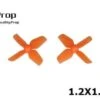 HQ Micro Whoop 1.2x1.3x4 1mm Shaft (31mm) - Orange 1 HQ Micro Whoop 1.2x1.3x4 1mm Shaft (31mm) - Orange -Airplanes Store hq12134o