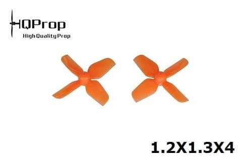 HQ Micro Whoop 1.2x1.3x4 1mm Shaft (31mm) - Orange 3 HQ Micro Whoop 1.2x1.3x4 1mm Shaft (31mm) - Orange
