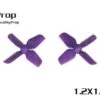 HQ Micro Whoop 1.2x1.2x4 0.8mm Shaft (31mm) - Purple 1 HQ Micro Whoop 1.2x1.2x4 0.8mm Shaft (31mm) - Purple -Airplanes Store hqprop 12x12x4 micro whoop 31mm prop 08p