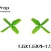 HQ Micro Whoop 1.6x1.6x4 1.5mm Shaft (40mm) - Green -Airplanes Store hqprop 16x16x4 micro whoop 40mm prop 15mmg