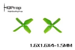HQ Micro Whoop 1.6x1.6x4 1.5mm Shaft (40mm) - Green