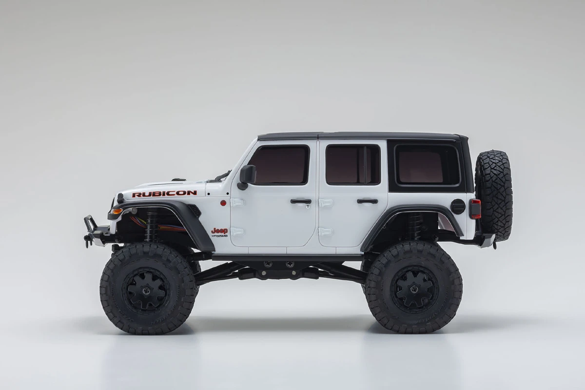 Kyosho 32521W Mini-Z 4x4 Jeep Wrangler Unlimited Rubicon, Bright White, Readyset 5 Kyosho 32521W Mini-Z 4x4 Jeep Wrangler Unlimited Rubicon, Bright White, Readyset - Image 3