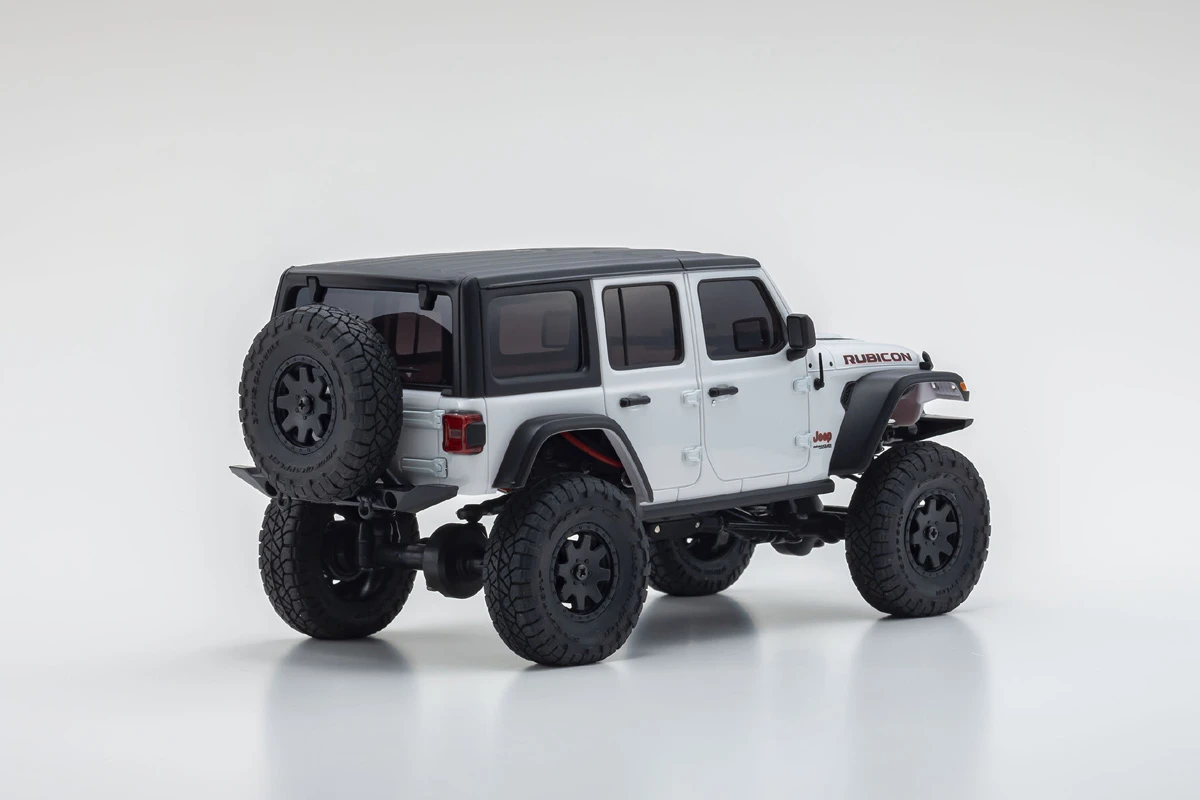 Kyosho 32521W Mini-Z 4x4 Jeep Wrangler Unlimited Rubicon, Bright White, Readyset 7 Kyosho 32521W Mini-Z 4x4 Jeep Wrangler Unlimited Rubicon, Bright White, Readyset - Image 5