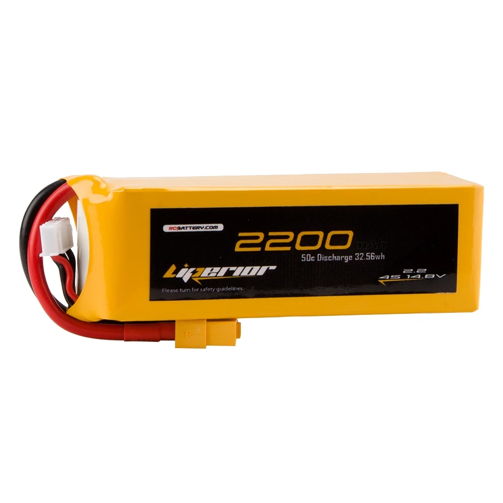 RC BATTERY Liperior 2200mAh 4S 50C 14.8V Lipo Battery With XT60 Plug 3 RC BATTERY Liperior 2200mAh 4S 50C 14.8V Lipo Battery With XT60 Plug