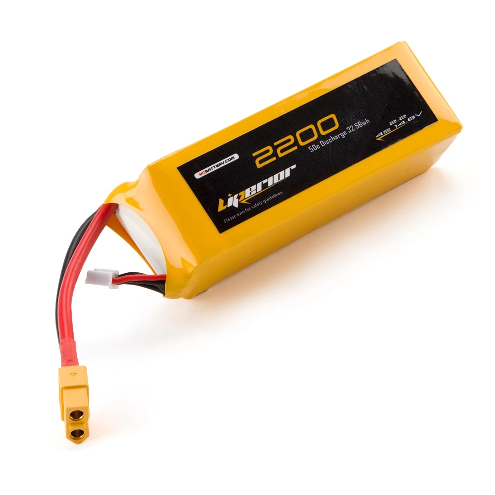 RC BATTERY Liperior 2200mAh 4S 50C 14.8V Lipo Battery With XT60 Plug 4 RC BATTERY Liperior 2200mAh 4S 50C 14.8V Lipo Battery With XT60 Plug - Image 2